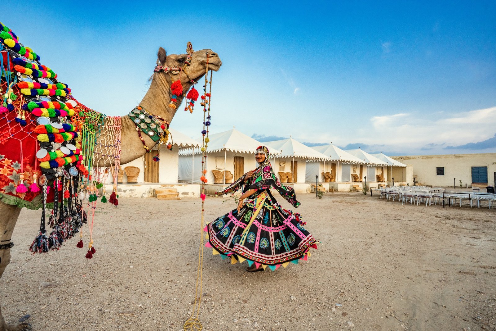Camel and folk experience at Happy Adventure Camp