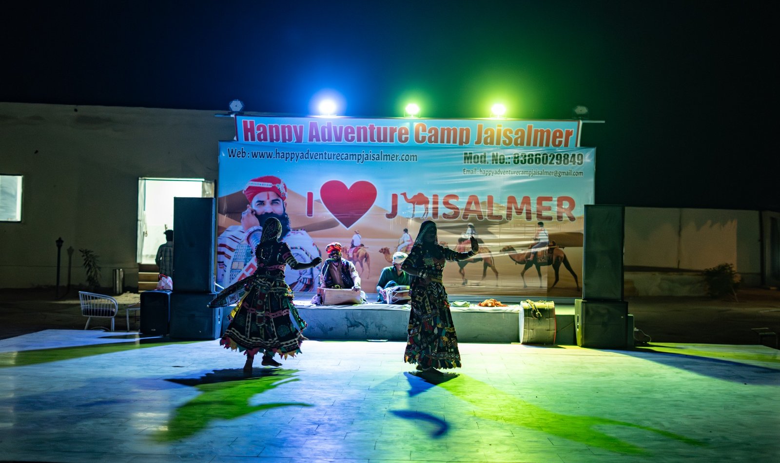 Rajasthani cultural dance at Happy Adventure Camp
